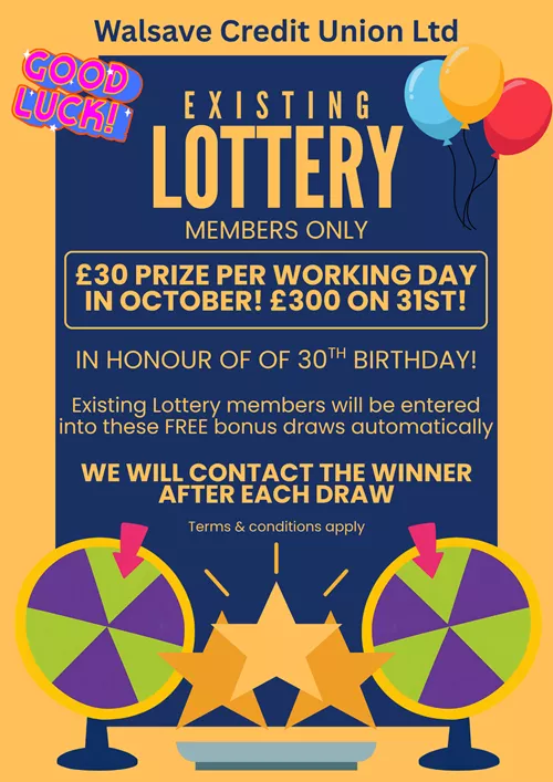 Walsave 30 30 Lottery