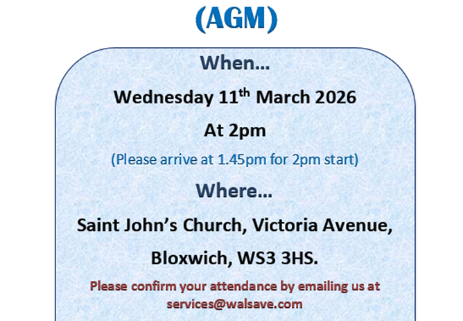 AGM - Wednesday 11th March 2026